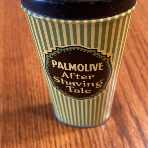Vintage Palmolive After Shave Talc for Men Advertising Tin - Picture 3 of 16